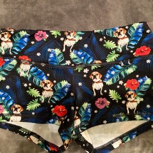 FLEO Puppy Print Shorts